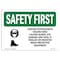 Signmission OSHA, 7" Height, 10" Width, Decal, 10" W, 7" H, Landscape, Sodium Hypochlorite Hazard Area With OS-SF-D-710-L-10978 - alternate 1